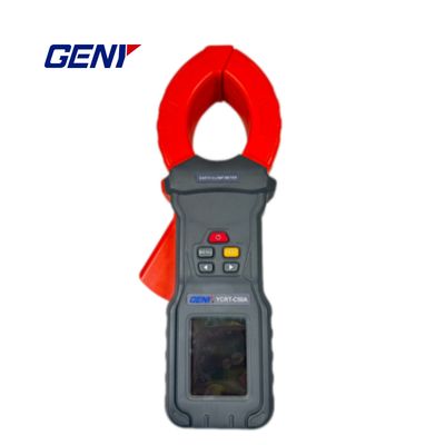 Dobra cena. YCRT-C50A Ground Resistance Tester with 2.4-inch Color LCD Screen Rechargeable 3.7V Lithium Battery and 68mm Clamp Jaw w Internecie